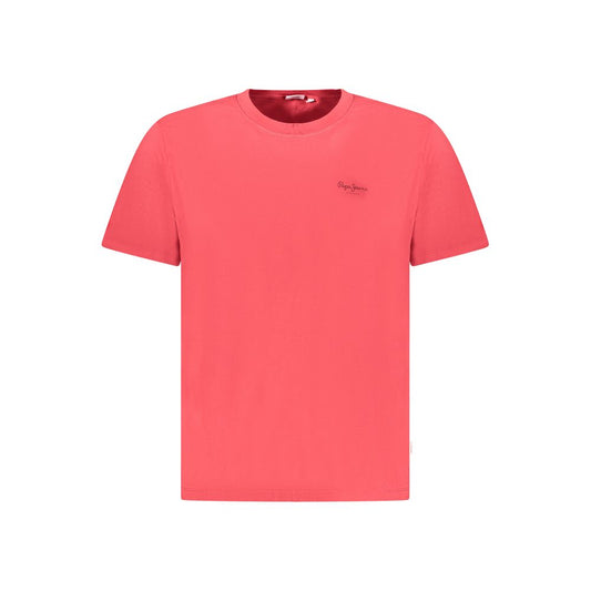 Pepe Jeans Rosso Cotton Men T-Shirt