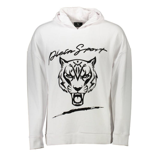 Plein Sport Bianco Cotton Men's Sweatshirt