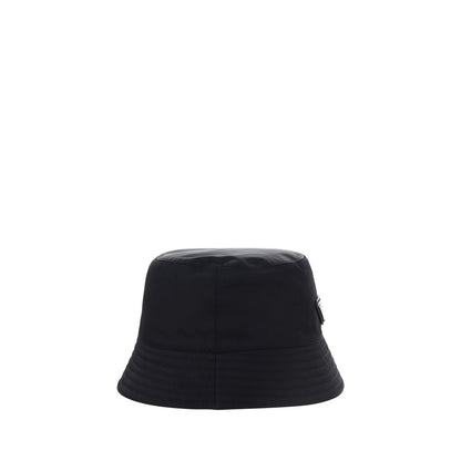 Prada Black Polyamide Bucket Hat 1728,72470364320,Accessories,Black,Bucket Hats - Hats - Accessories,Hats - Accessories,M,Men,New with tags,Prada