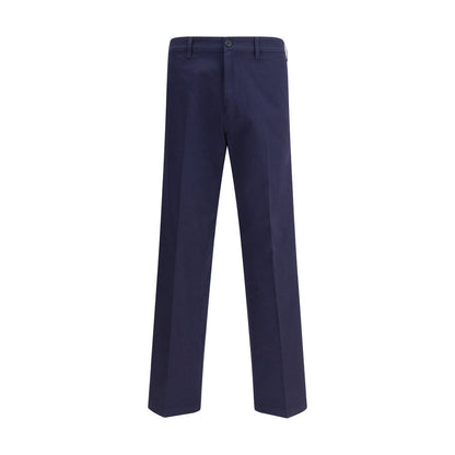 Prada Blue Cotton Chino Pants