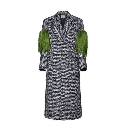 Prada Gray Wool Coat