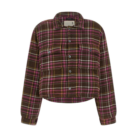 R13 Brown Cotton Shell Jacket