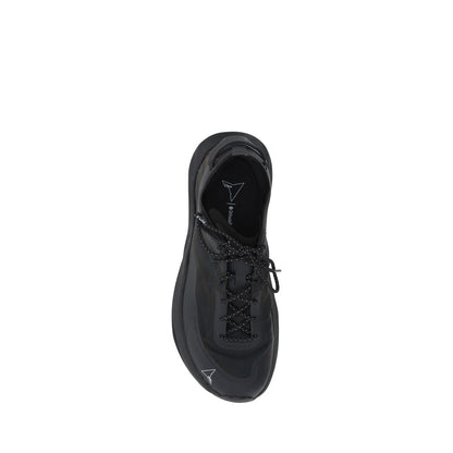 ROA Black Rubber Athletic Sneakers