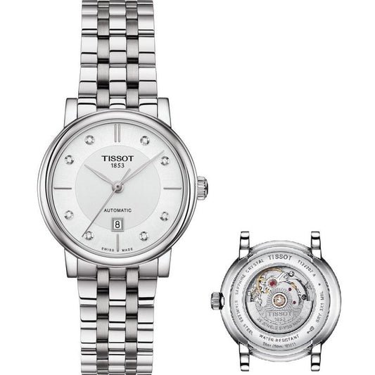 TISSOT Mod. CARSON AUTOMATIC W-DIAMONDS Lady,READY STOCKED WATCHES,Wristwatch