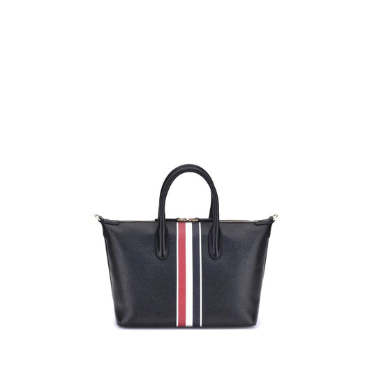 Thom Browne Black Calf Leather Bos Taurus Handbag Thom Browne