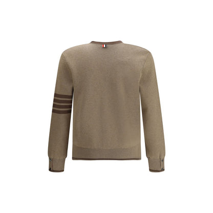 Thom Browne Brown Cotton Cardigan Thom Browne