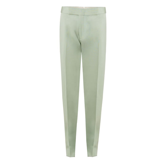 Tom Ford Green Viscose Chino Pants Tom Ford