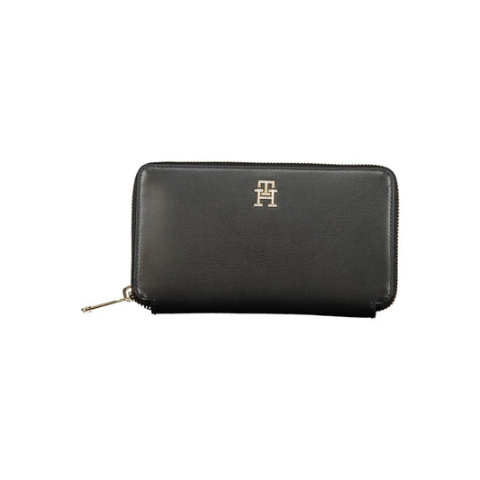 Tommy Hilfiger Black Leather Mens Wallet