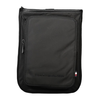 Tommy Hilfiger Black Polyester Men's Shoulder Bag