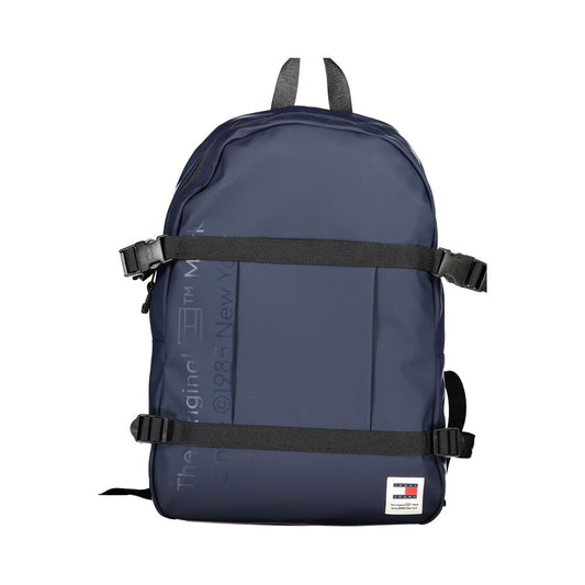 Tommy Hilfiger Blue Polyurethane Men Backpack 1728,67403481248,Backpacks - Bags,Bags,Blue,Men,New with tags,Tommy Hilfiger