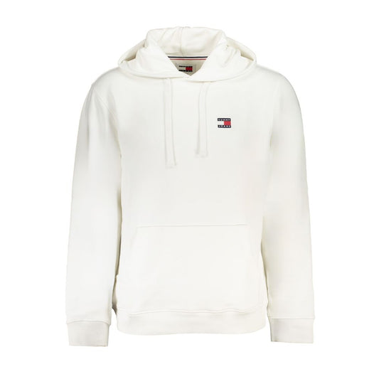 Tommy Hilfiger White Cotton Men's Sweatshirt Hoodie