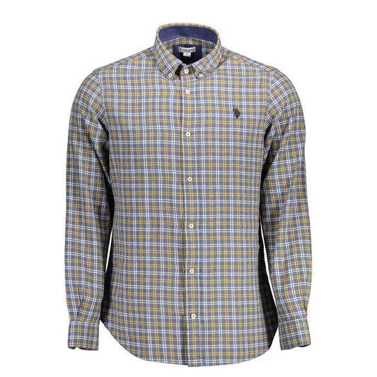U.S. POLO ASSN. Blu Cotton Men's Shirt U.S. POLO ASSN.