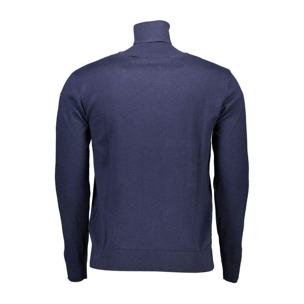 U.S. POLO ASSN. Blue Cotton Men Sweater