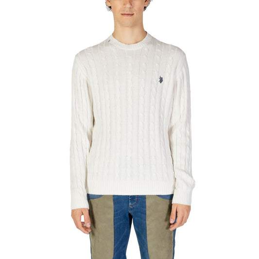 U.S. POLO ASSN. White Cotton Sweatshirt