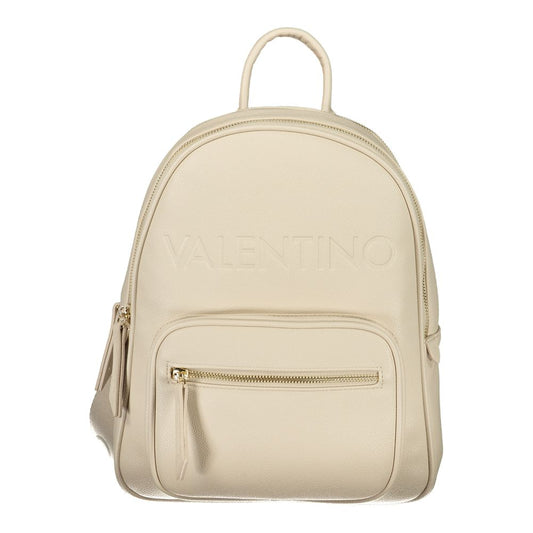 Valentino Beige Polyethylene Backpack