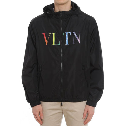 Valentino Black Polyamide Shell Jacket