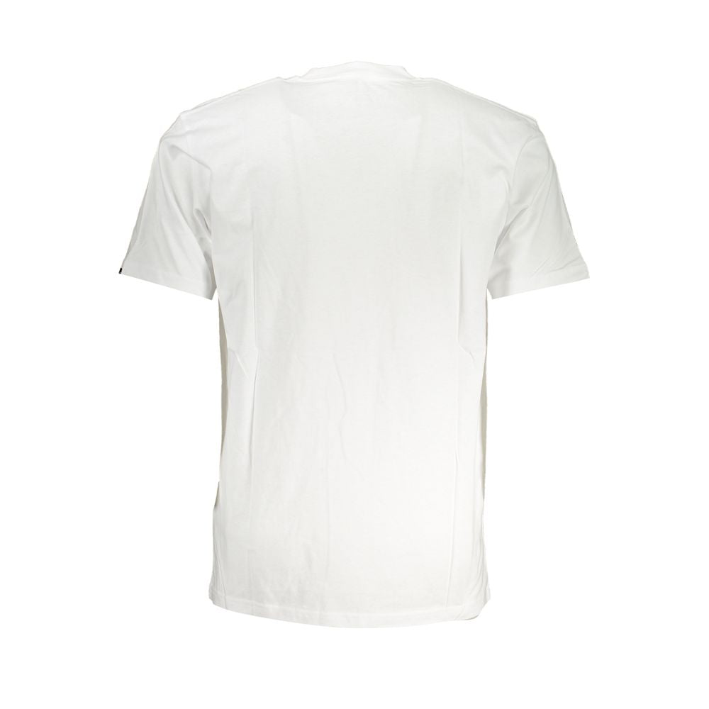 Vans White Cotton Men T-Shirt