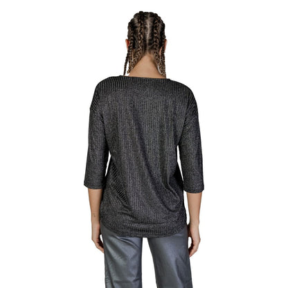 Vero Moda Bicolor Recycled Polyester Long Sleeve T-Shirt