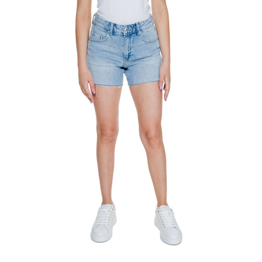 Vero Moda Light Blue Cotton Shorts