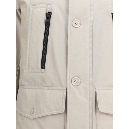 Woolrich Beige Cotton Parka