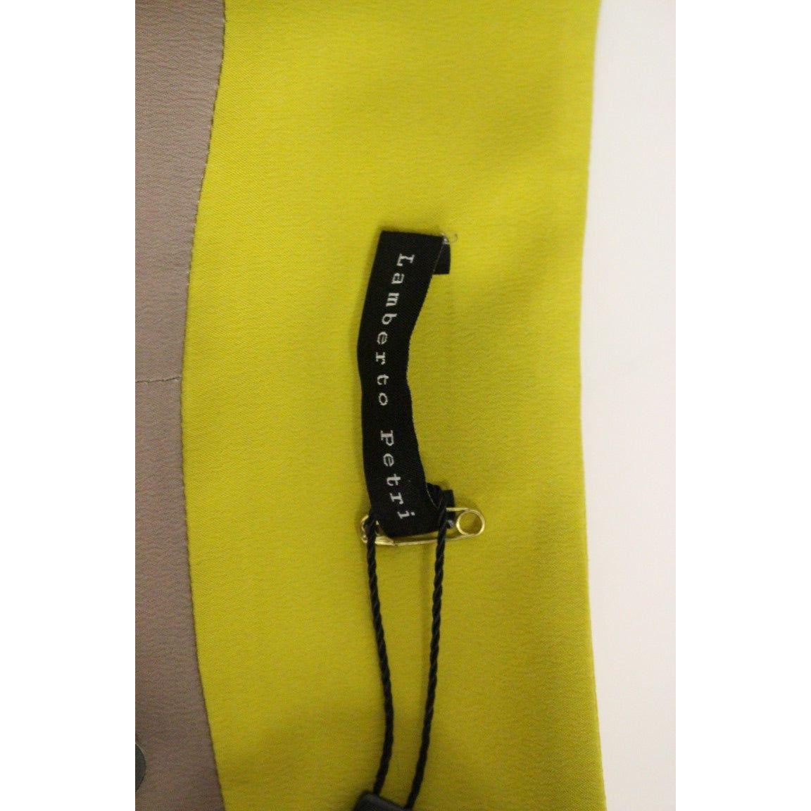 Lamberto Petri | Mustard Yellow Silk Blazer Jacket | McRichard Designer Brands