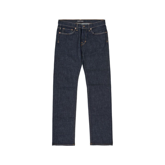 Tom Ford | Blue Five Pockets Jeans Pants  | McRichard Designer Brands