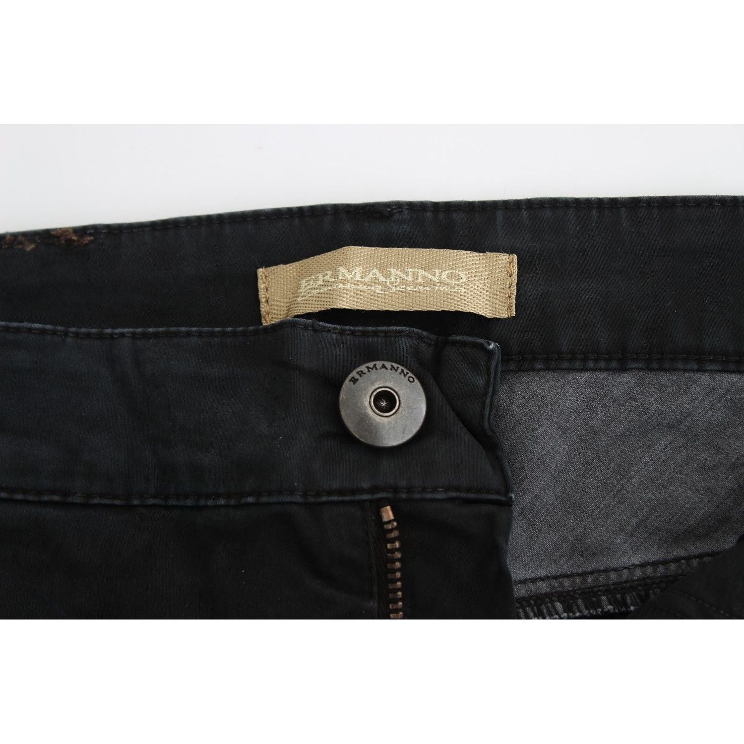Ermanno Scervino | Blue Slim Jeans Denim Pants Skinny Leg Straight | McRichard Designer Brands