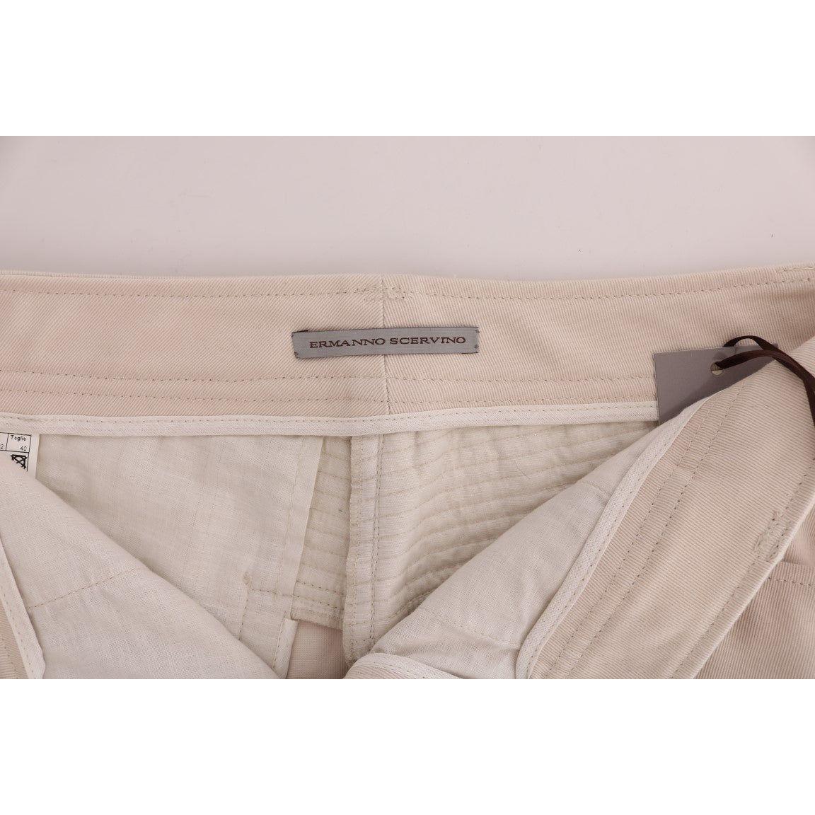 Ermanno Scervino | White Slim Fit Casual Jeans | McRichard Designer Brands