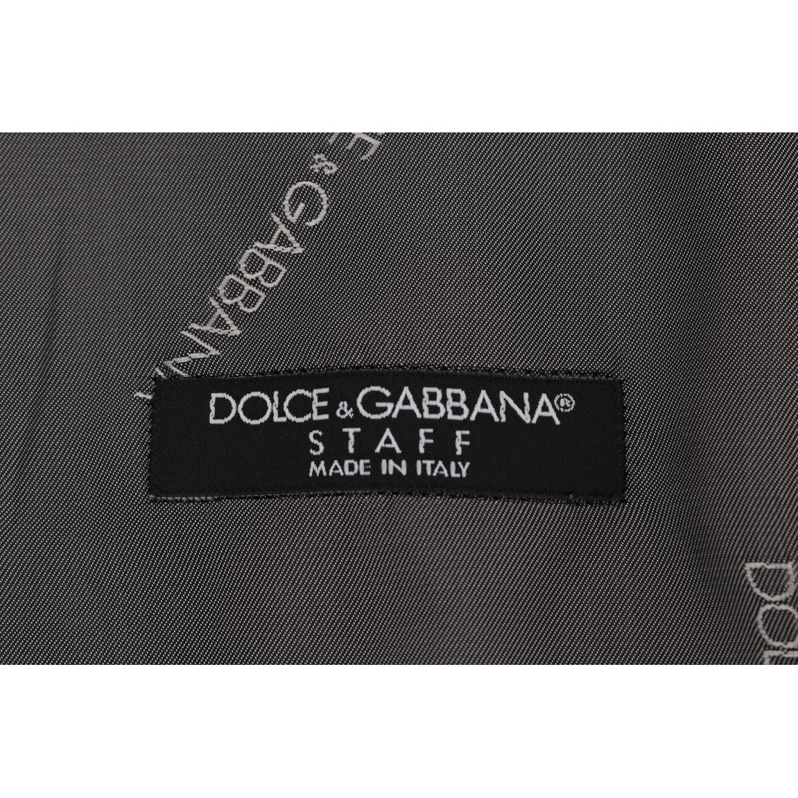 Elegant Gray Waistcoat Vest Dolce & Gabbana