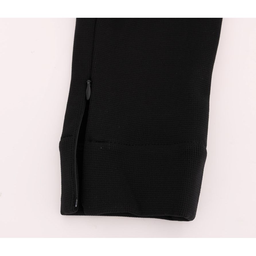 Dolce & Gabbana | Black High Waist Stretch Tights | McRichard Designer Brands