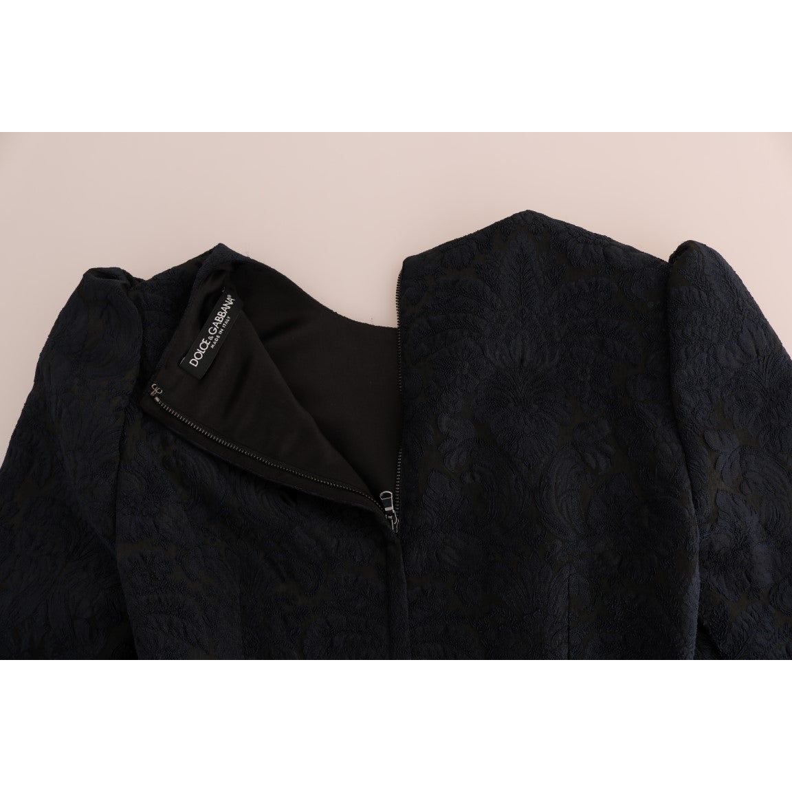 Dolce & Gabbana | Black Blue Flare Mini Dress | McRichard Designer Brands