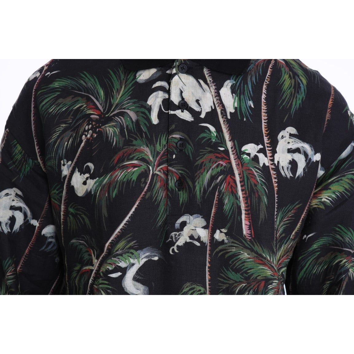 Dolce & Gabbana | Black Volcano Sicily Short Sleeve T-Shirt | McRichard Designer Brands