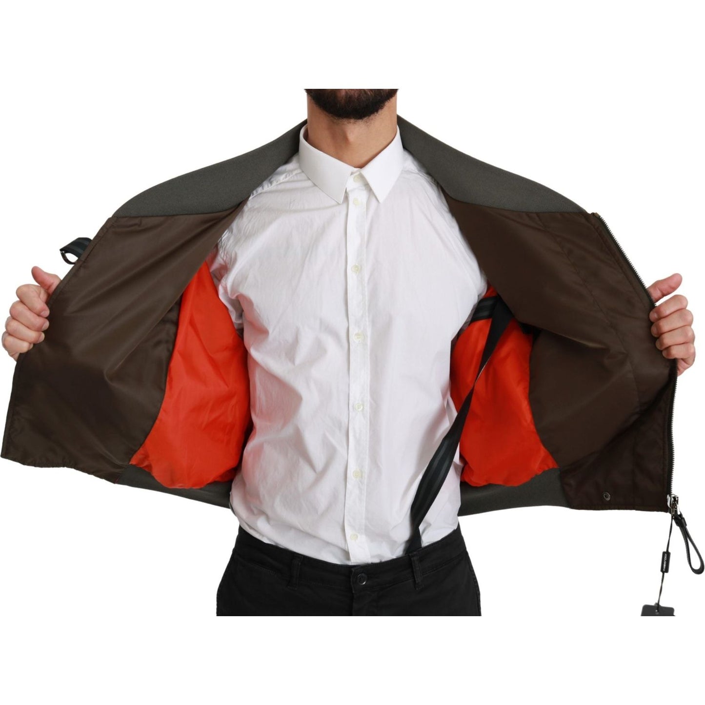 Coats & Jackets Sequined Double-Breasted Bomber Jacket Dolce & Gabbana