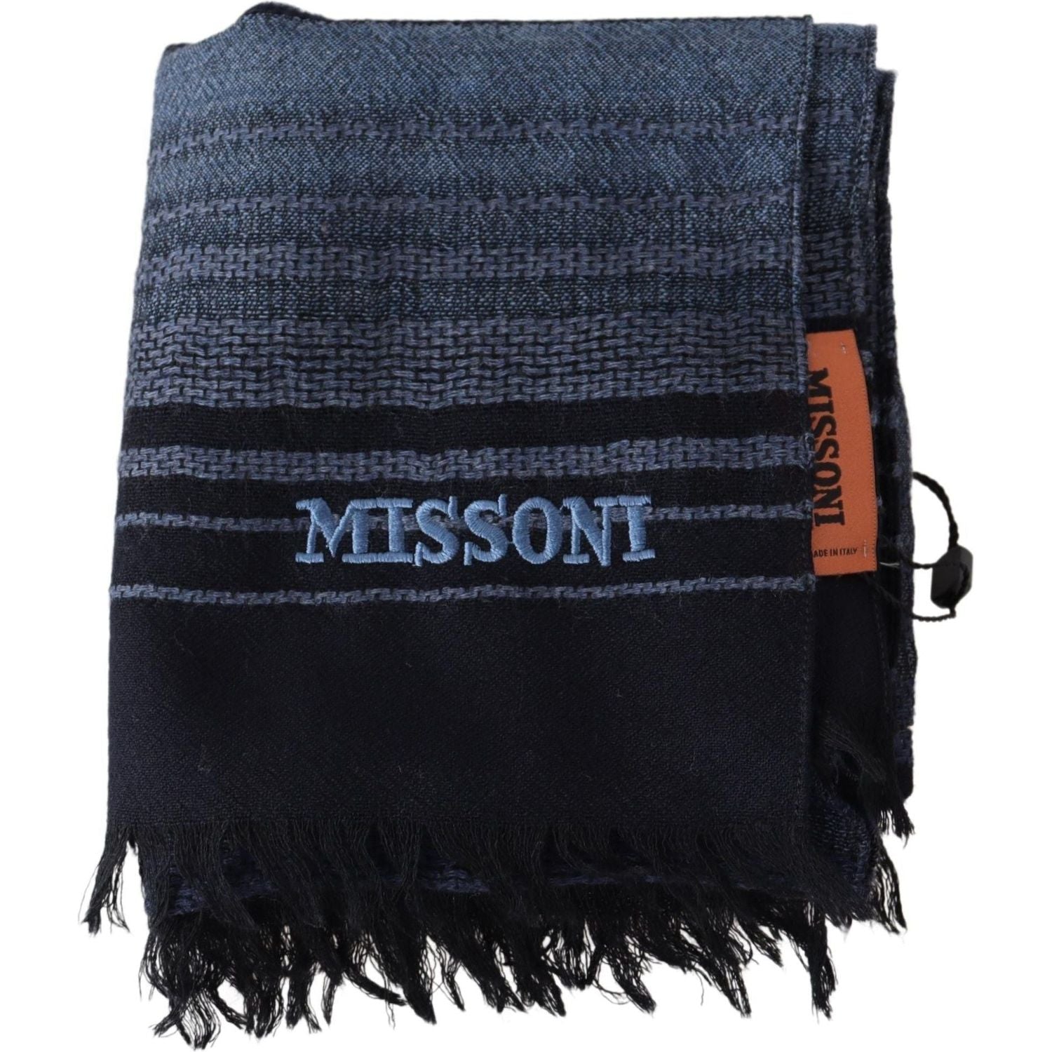 Missoni | Multicolor Patterned Wool Unisex Neck Wrap Shawl  | McRichard Designer Brands