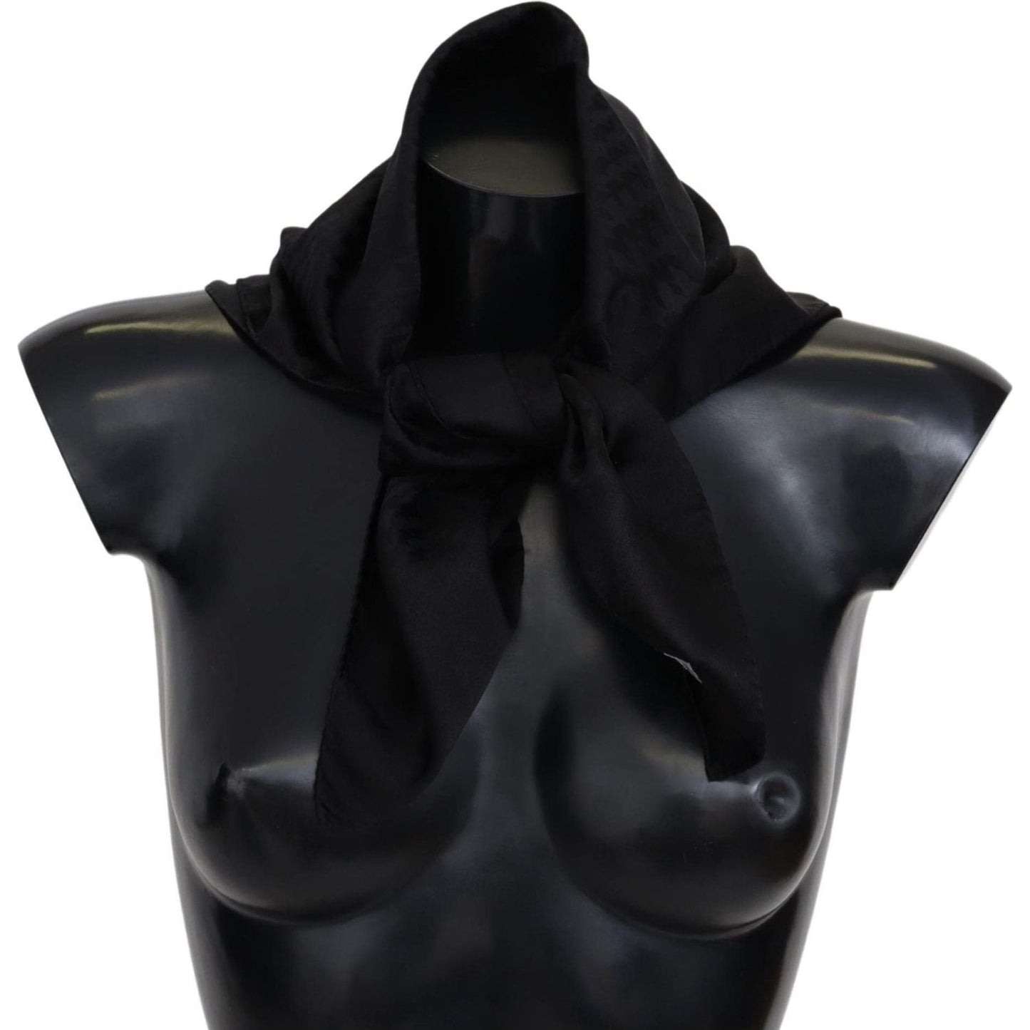 Missoni | Black Wool Knit Unisex Neck Wrap Shawl Scarf | 169.00 - McRichard Designer Brands