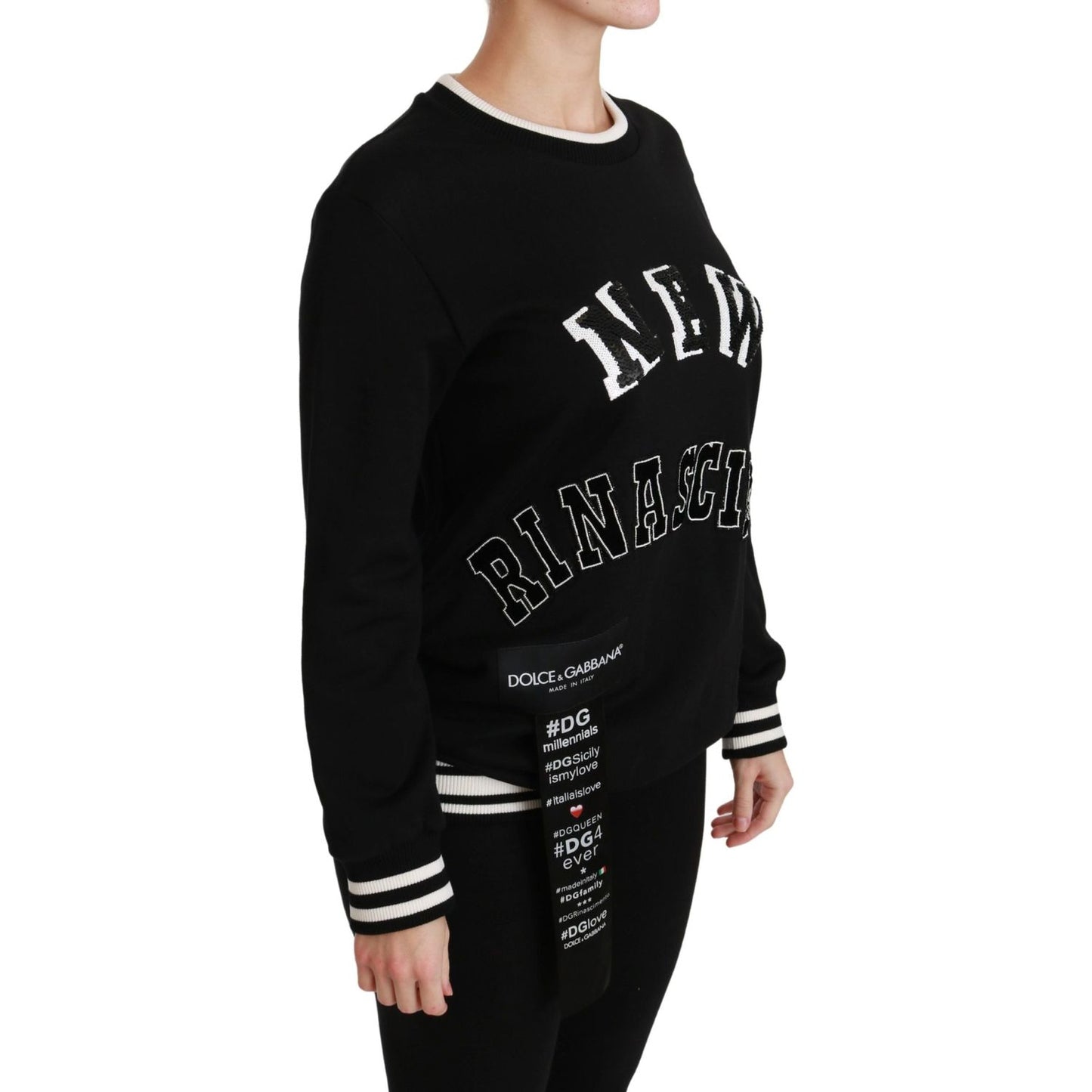 Dolce & Gabbana | Black Rinascimento #DGmillennials Sweater | McRichard Designer Brands