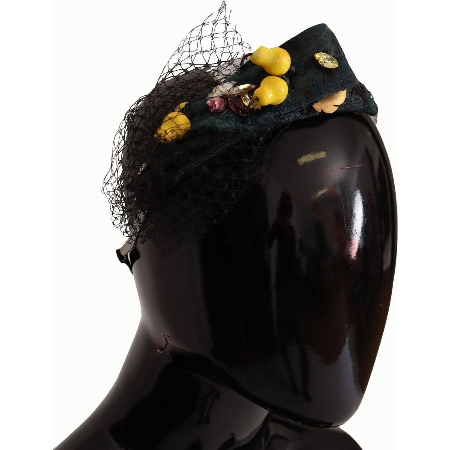 Dolce & Gabbana | Purple Crystal Diadem Headband Lemons Sicily Tiara  | McRichard Designer Brands