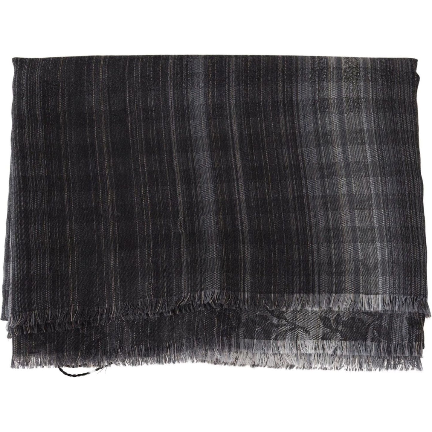 Missoni | Black Gray Polka Dot Wool Unisex Neck Wrap Scarf | 169.00 - McRichard Designer Brands