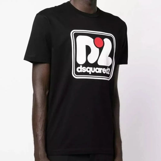 Dsquared² | Black Cotton T-Shirt - McRichard Designer Brands