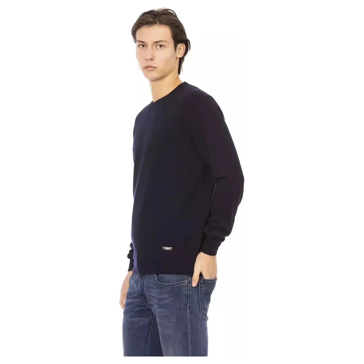 Baldinini Trend | Blue Wool Sweater | McRichard Designer Brands