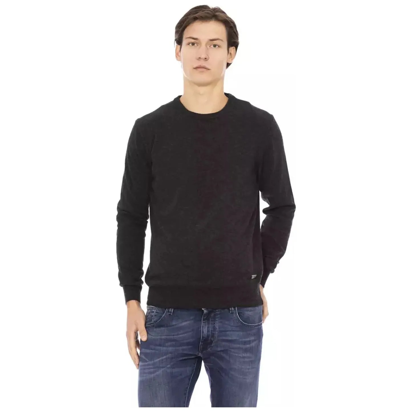 Baldinini Trend | Black Wool Sweater | McRichard Designer Brands