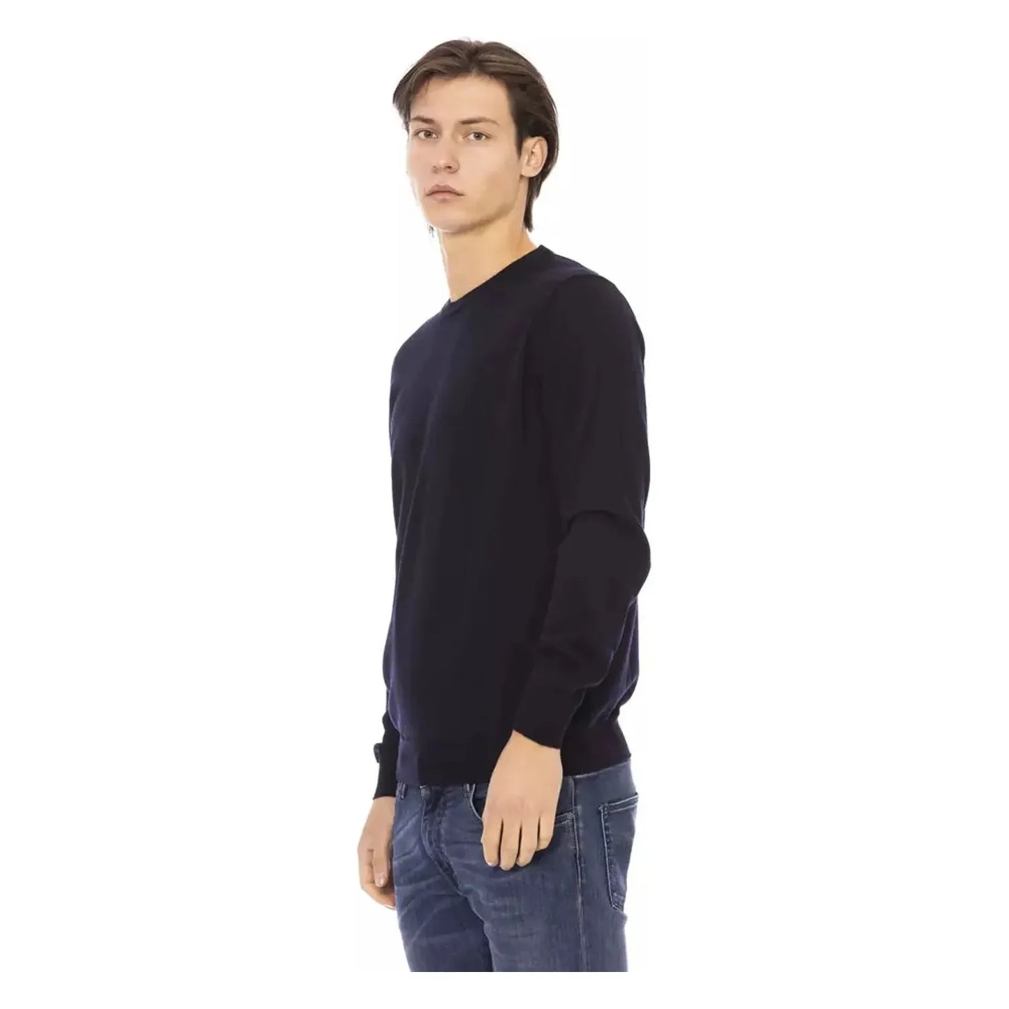 Baldinini Trend | Blue Fabric Sweater | McRichard Designer Brands