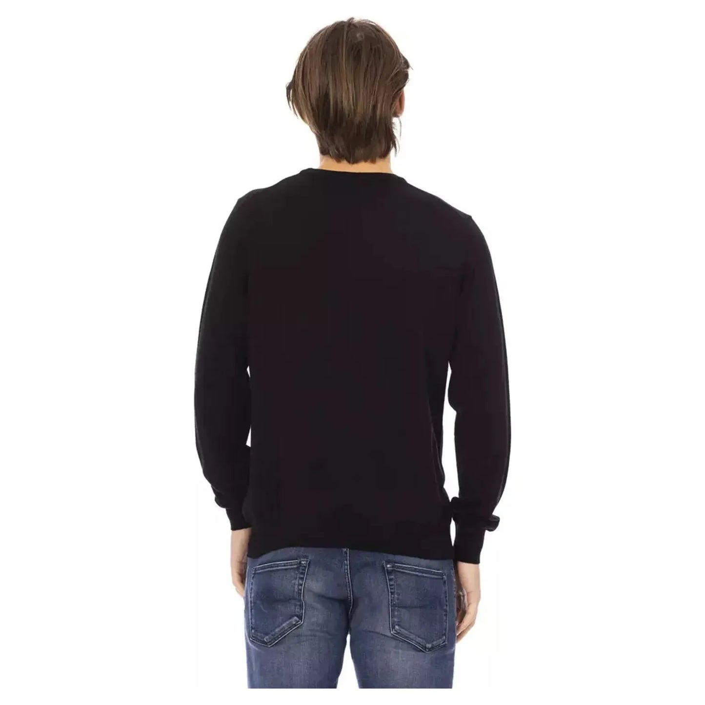 Baldinini Trend | Black Fabric Sweater | McRichard Designer Brands
