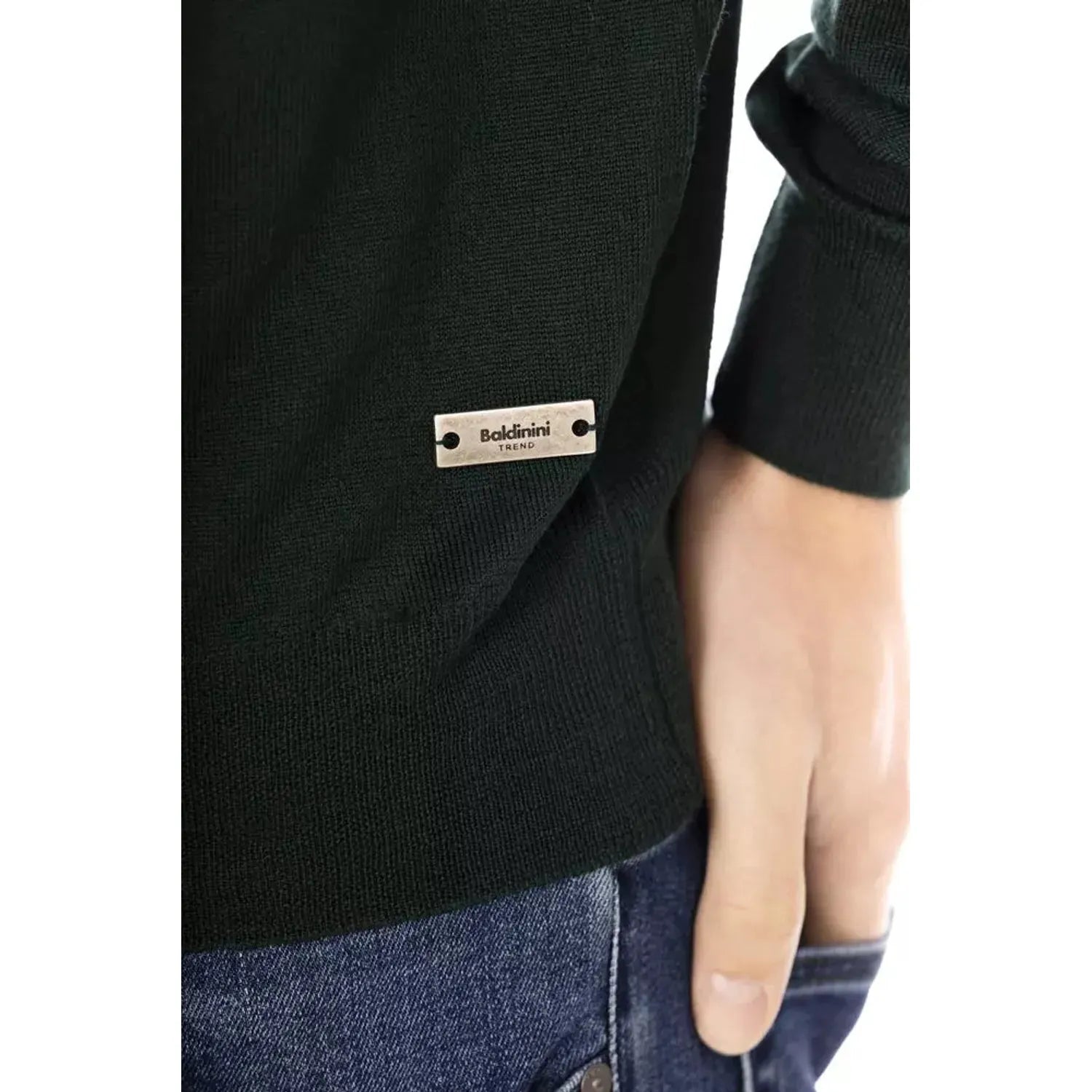 Baldinini Trend | Green Fabric Sweater | McRichard Designer Brands