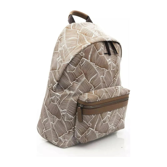 Cerruti 1881 | Brown Leather Backpack  | McRichard Designer Brands