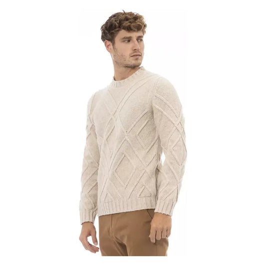Beige Merino Wool Sweater