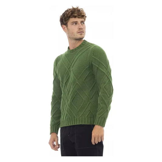 Green Merino Wool Sweater