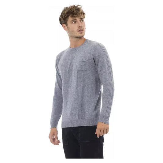 Light Blue Viscose Sweater