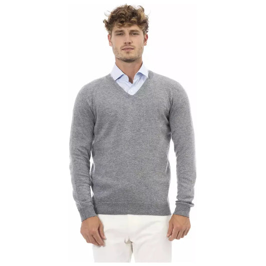 Gray Viscose Sweater