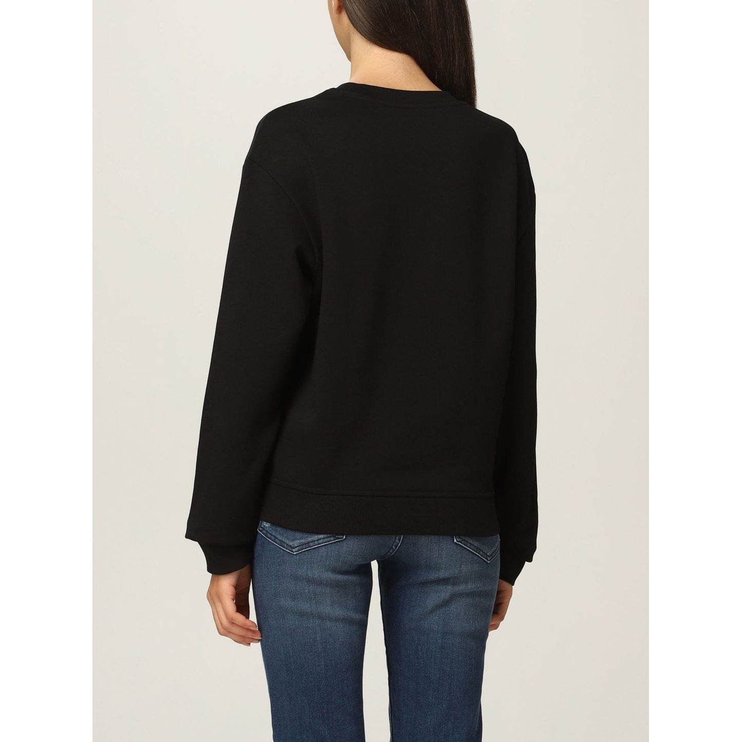 Love Moschino | Black Cotton Sweater  | McRichard Designer Brands
